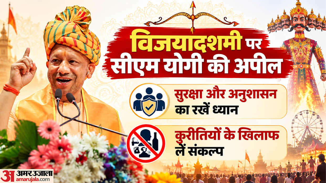 CM Yogi Appeals for Safe and Peaceful Dussehra Celebrations
