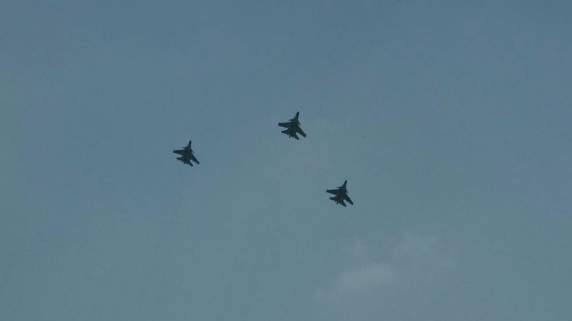 Air show across impenetrable security perimeter, solar-powered CCTV cameras installed across 10 blocks