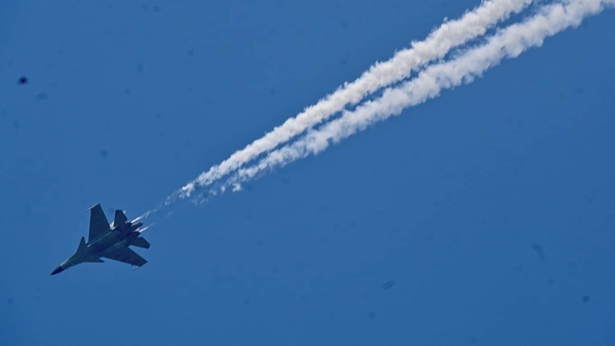 Air Show 7 aircraft Varanasi airport including Lockheed Martin C-130J Super Hercules take skies
