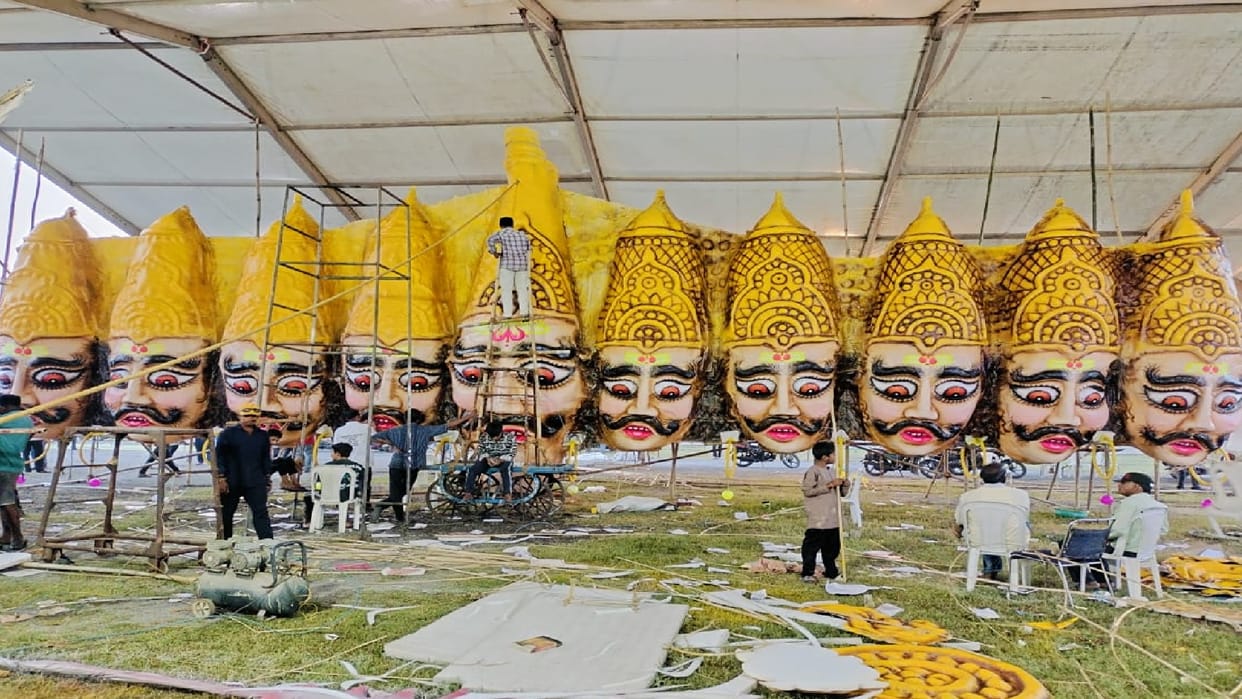 Vijayadashami 2026: Ravan Dahan places in Raipur ,  Bhathagaon and WRS colony