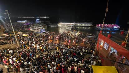 Varanasi Ganga Aarti returns to Dashashwamedh Ghat after 64 days