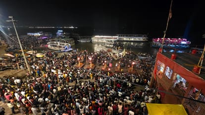 Varanasi Ganga Aarti returns to Dashashwamedh Ghat after 64 days