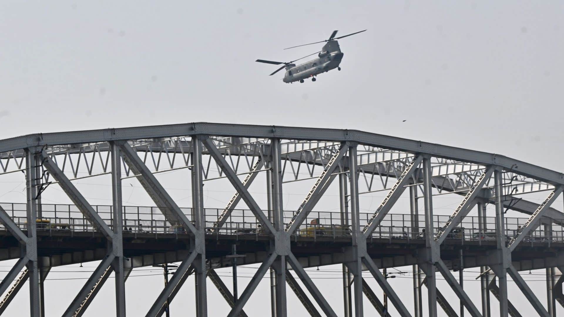 Air Show 7 aircraft Varanasi airport including Lockheed Martin C-130J Super Hercules take skies