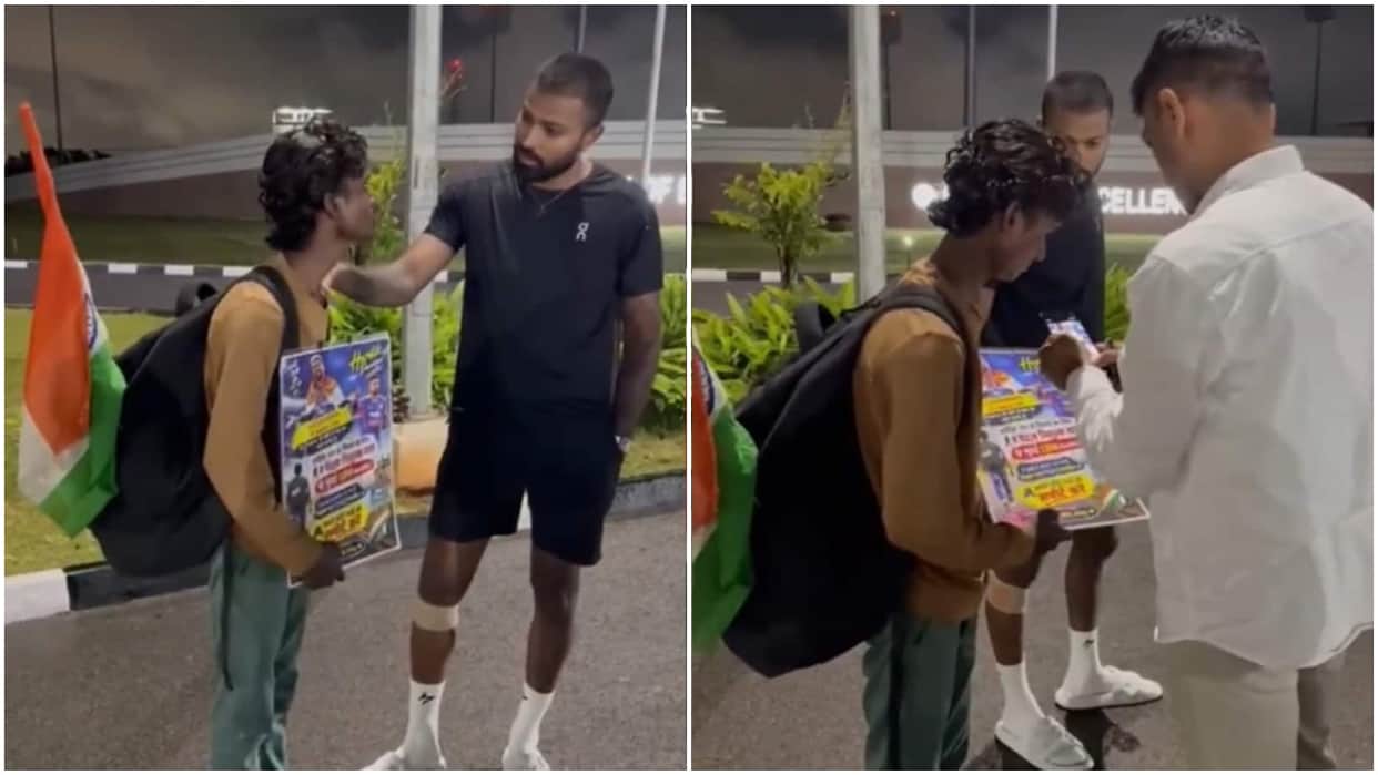 Fan Walks Over 1,000 km to Meet Hardik Pandya; India Star Promises Return Train Tickets