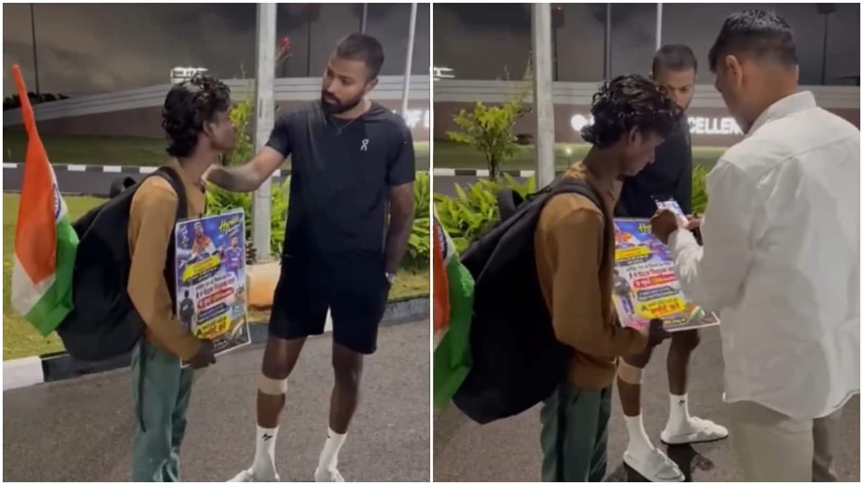 Fan Walks Over 1,000 km to Meet Hardik Pandya; India Star Promises Return Train Tickets