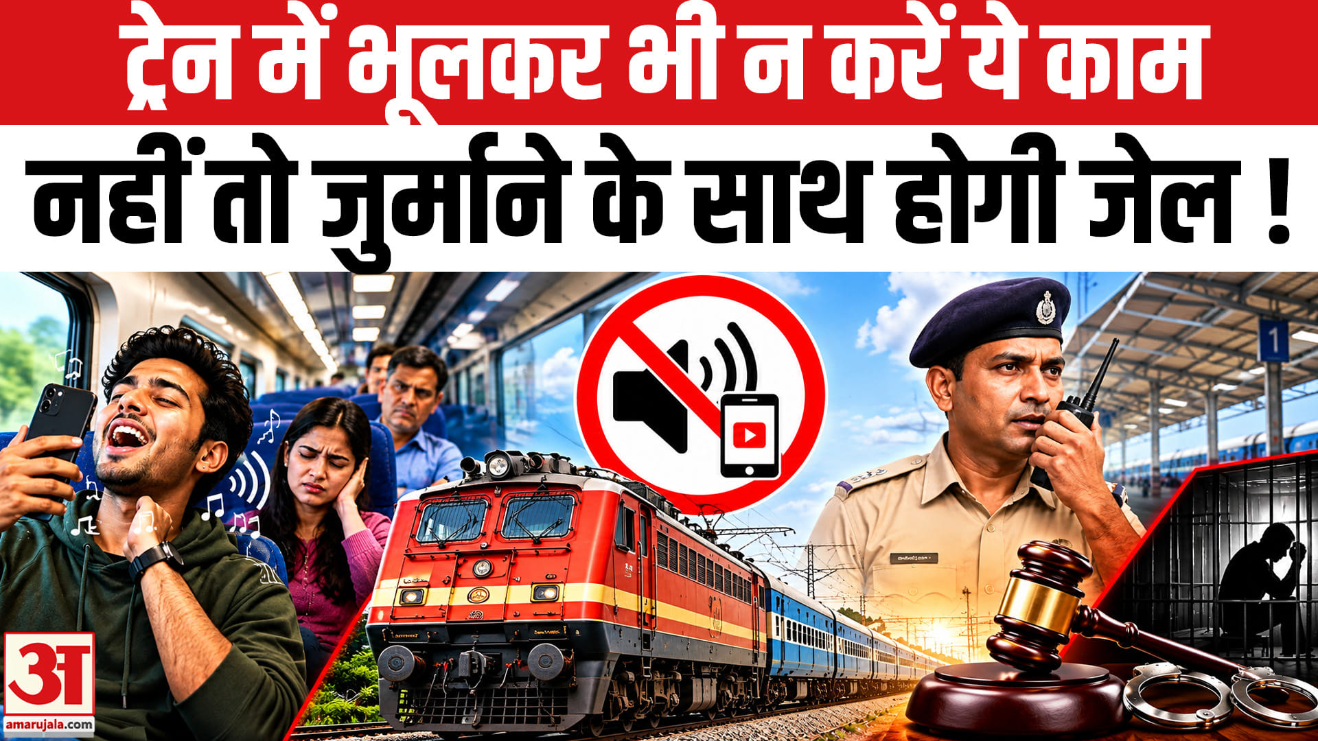 अब ट्रेन में की जोर-जोर से फोन पर बात, तो 6 महीने की जेल और भारी जुर्माना, रेलवे की चेतावनी
