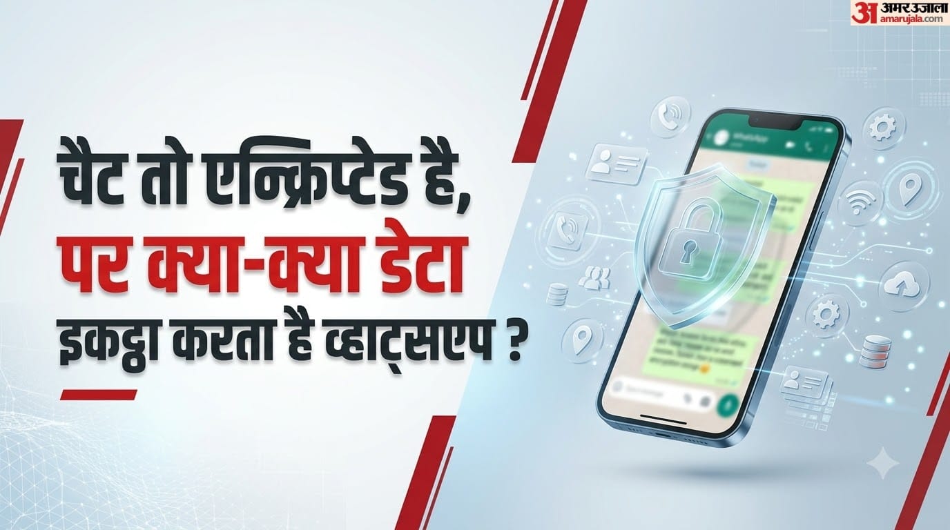 क्या मेटा पढ़ सकता है आपके व्हाट्सएप मैसेज? जानें एप कौन सा डेटा करता है इकट्ठा व कैसे सुरक्षित रह सकते हैं आप Is WhatsApp Really Private? Inside Data Meta Collects, How Lock Down