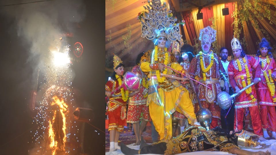 Meghnad Falls to Lakshman’s Arrow in Agra, 120-Foot Ravana to Be Burnt Today