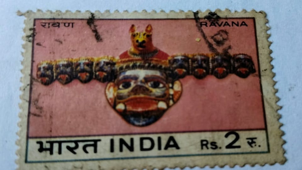 Dussehra Ravan Stamp Preserved in Hathras