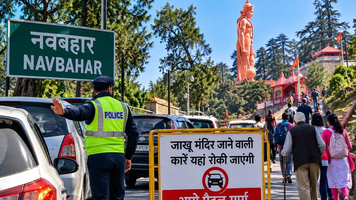 jakhu temple shimla dussehra traffic arrangements