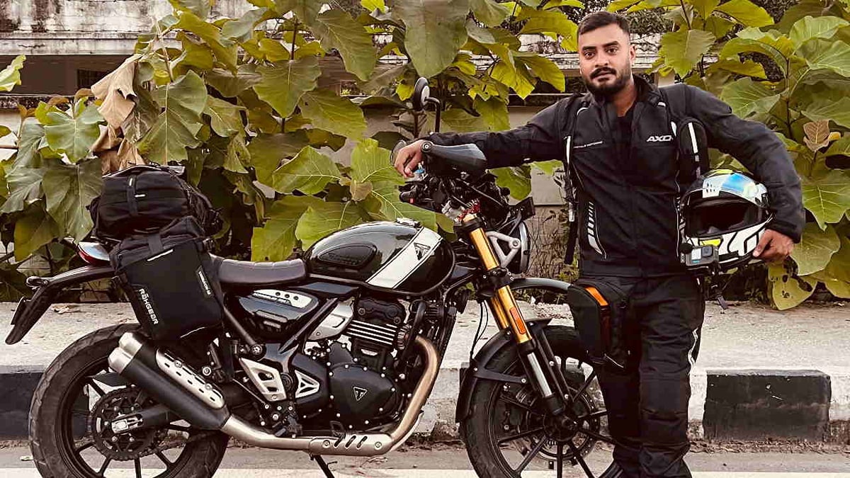 देहरादून: श्रीनगर से कन्याकुमारी तक बाइक से भारत भ्रमण पर निकले सिद्धांत, देश की संस्कृति जानने का लक्ष्य