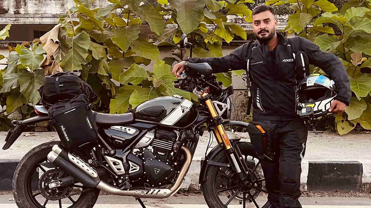 Dehradun youth siddhant sisodia on solo bike ride from srinagar to kanyakumari to explore india culture