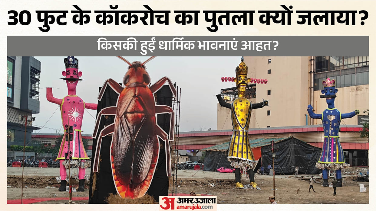 FIR should be registered against Ramlila organizers for burning an effigy of cockroach