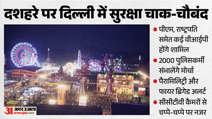 दशहरे पर दिल्ली में सुरक्षा का अभेद्य घेरा