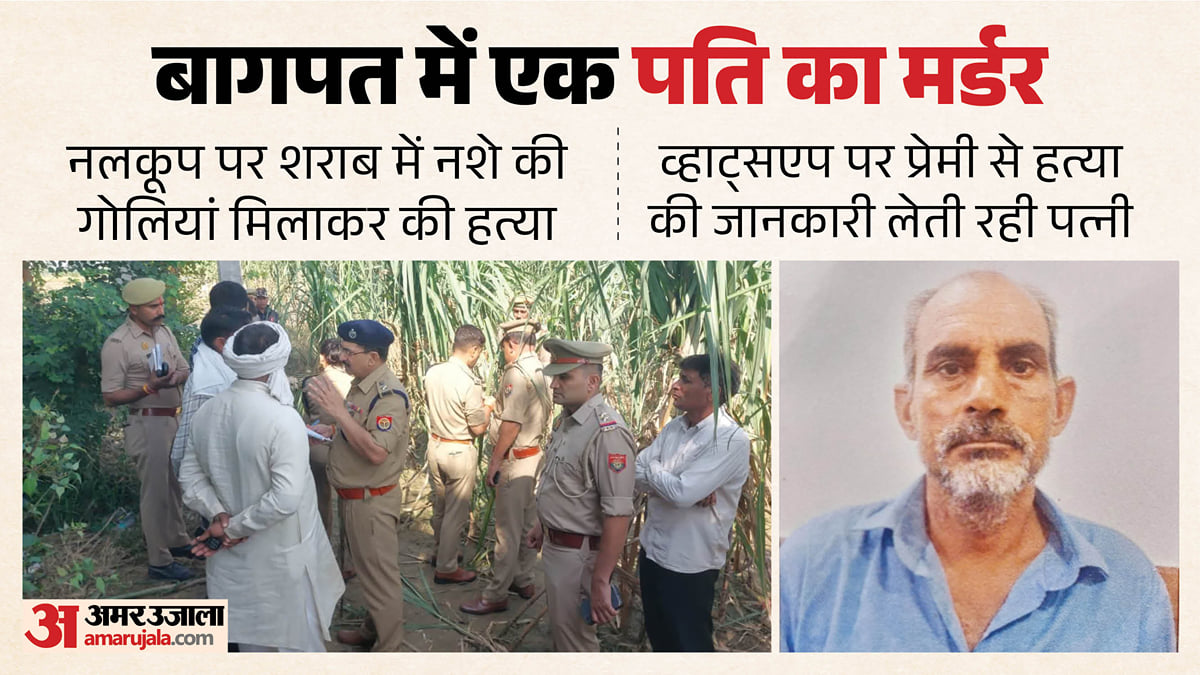 यूपी में एक और पति की हत्या: 'अभी मारा या नहीं, नशे में क्यों नहीं...', व्हाट्सएप पर प्रेमी से लेती रही अपडेट