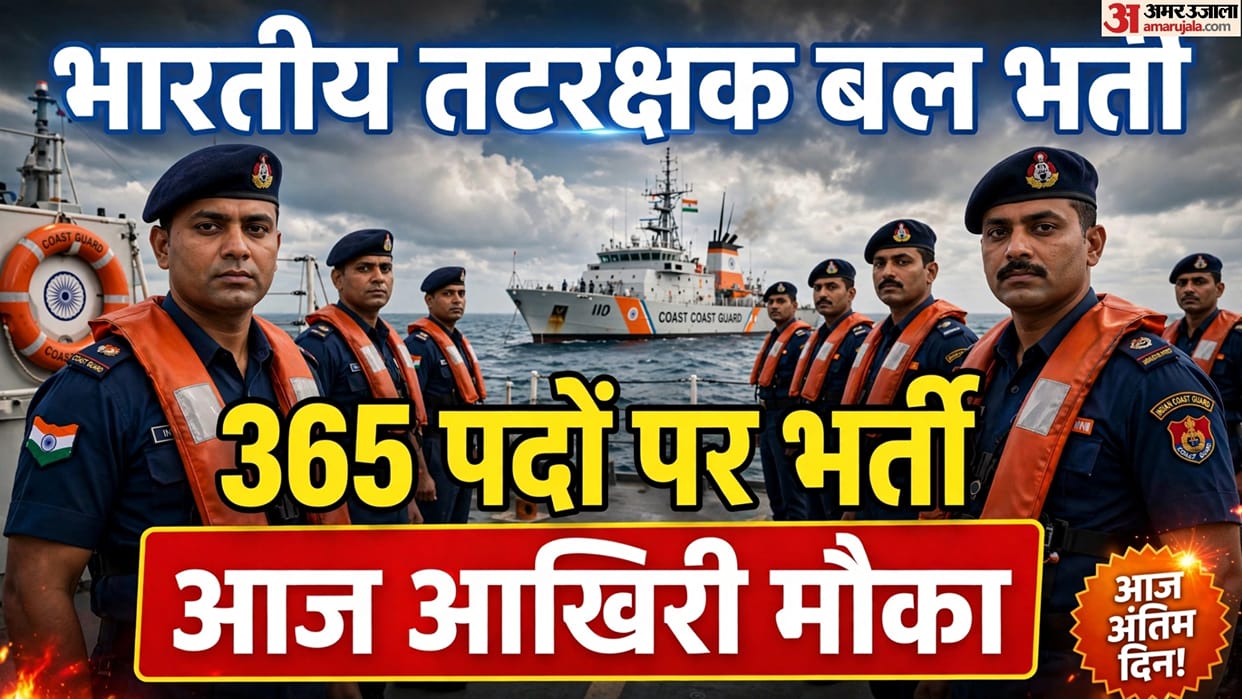 Indian Coast Guard Recruitment 2026 Apply for 365 Vacancies Today Check Eligibility, Salary and Selection Proc