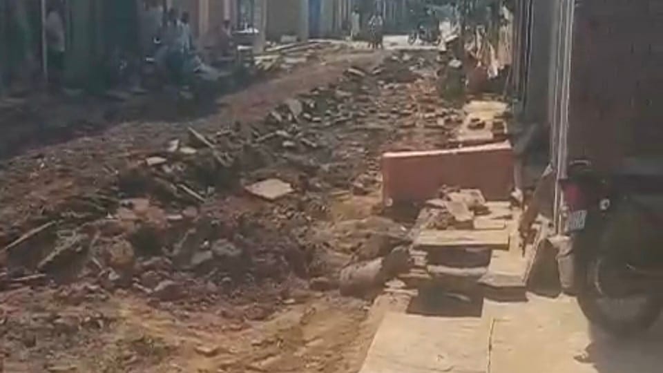 Agra: Road Built Six Months Ago Demolished, SP Questions Public Spending