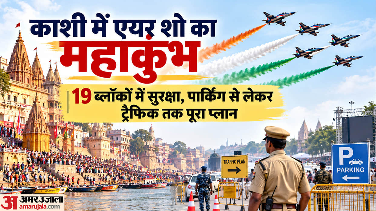 air show in Varanasi know about Security crowd management and traffic plan and covering 19 blocks