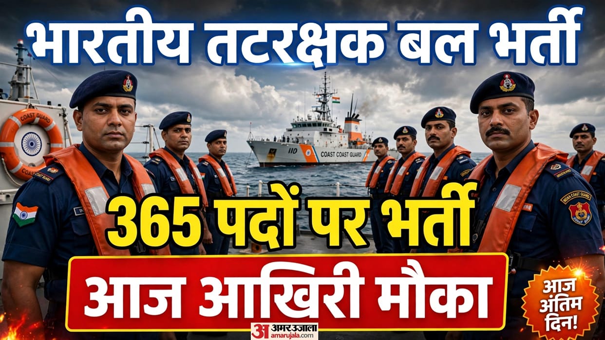 Indian Coast Guard Recruitment 2026 Apply for 365 Vacancies Today Check Eligibility, Salary and Selection Proc