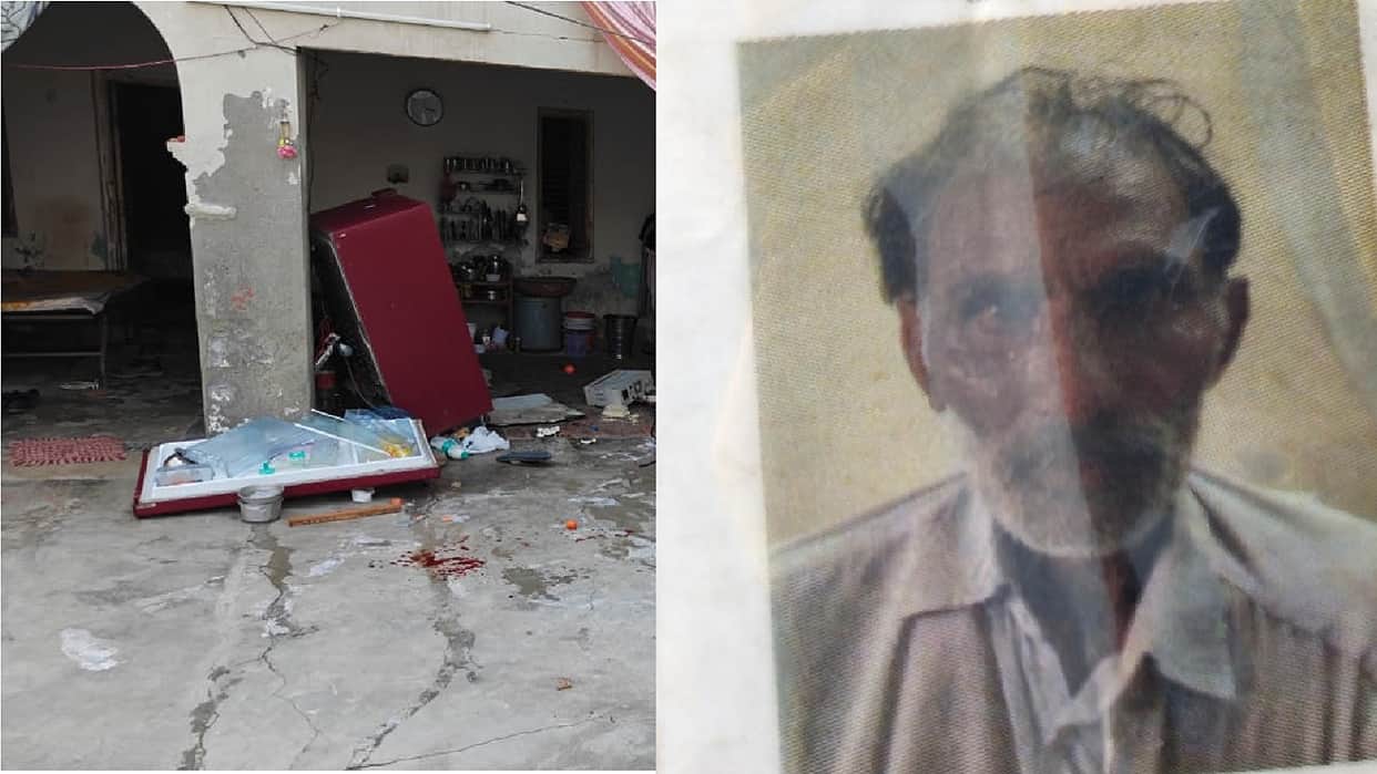 Father murdered in Fatehabad: Struck on the head with a sharp-edged weapon
