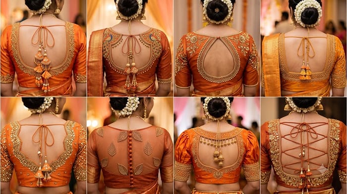 Karwa Chauth 2026 special uniqe blouse design it will add a special charm to the beauty