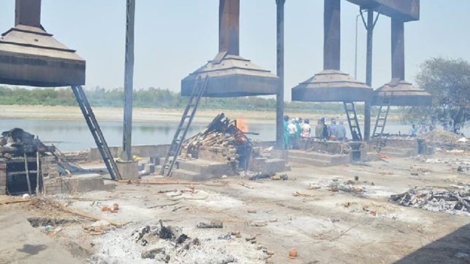 Dog cremated at cremation ground in Agra FIR registered