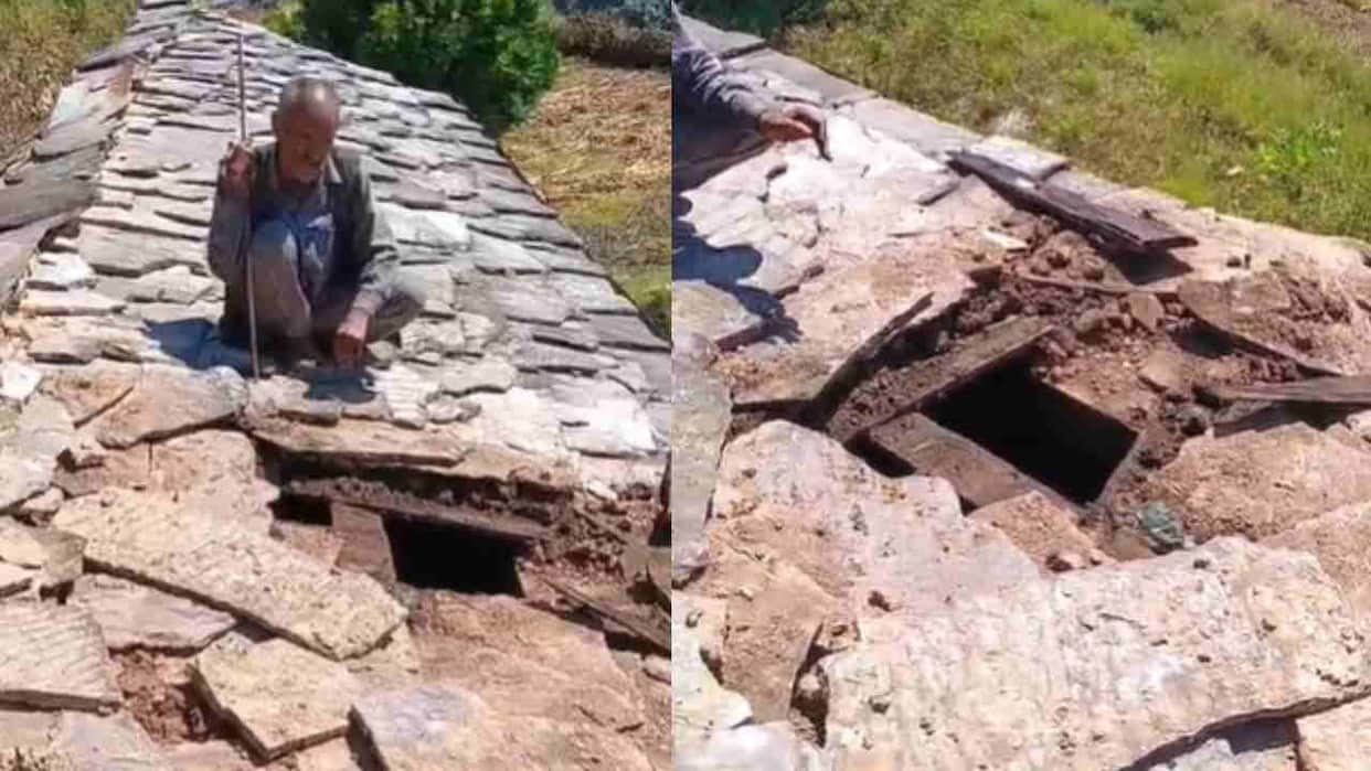 Bear returns to tola village in devprayag damages same house two days after patrol ends  uttarakhand news