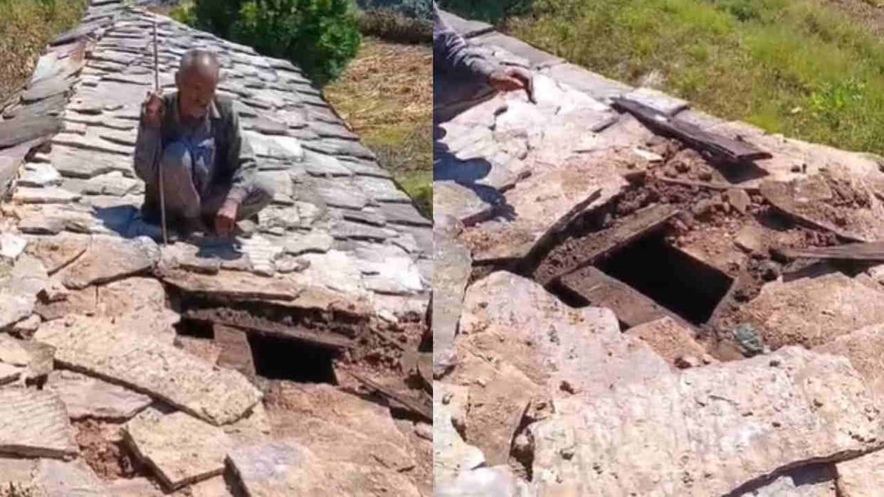 Bear returns to tola village in devprayag damages same house two days after patrol ends  uttarakhand news