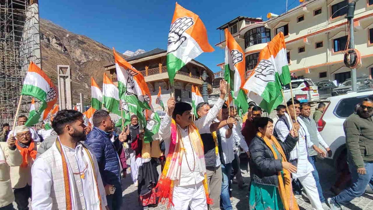 Uttarakhand congress nyay yatra begins from badrinath dham under state president ganesh godiyal