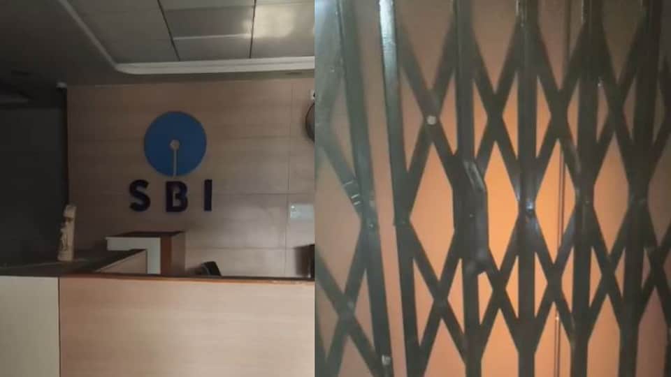 Fire Breaks Out at Newly Shifted SBI Branch in Mathura, Major Incident Averted