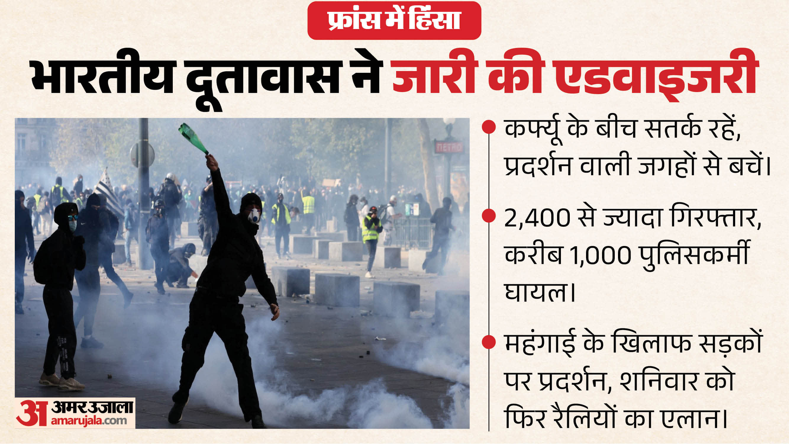 फ्रांस में हिंसा