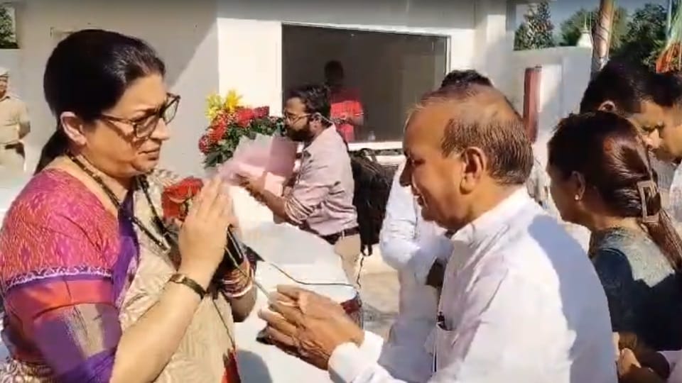 new BJP in-charge for Haryana Smriti Irani in Panchkula today all update