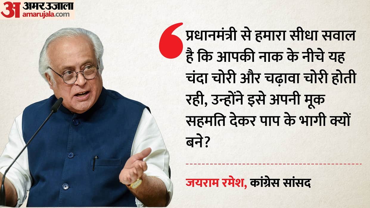 ram temple donation controversy congress Jairam Ramesh questions