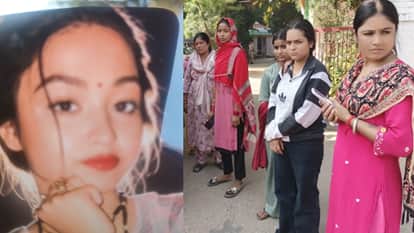 ज्योति की फाइल फोटो और पंजाब से आए मायके वाले।