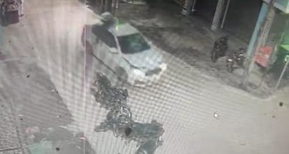Kanpur Struck by car young man then laid on roof with his finger wedged into window glass run over and killed