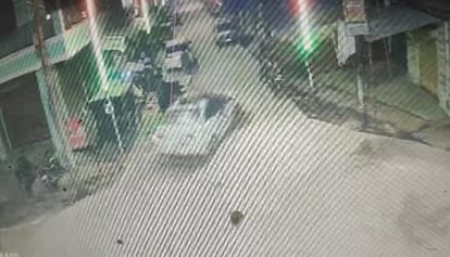 Kanpur Struck by car young man then laid on roof with his finger wedged into window glass run over and killed