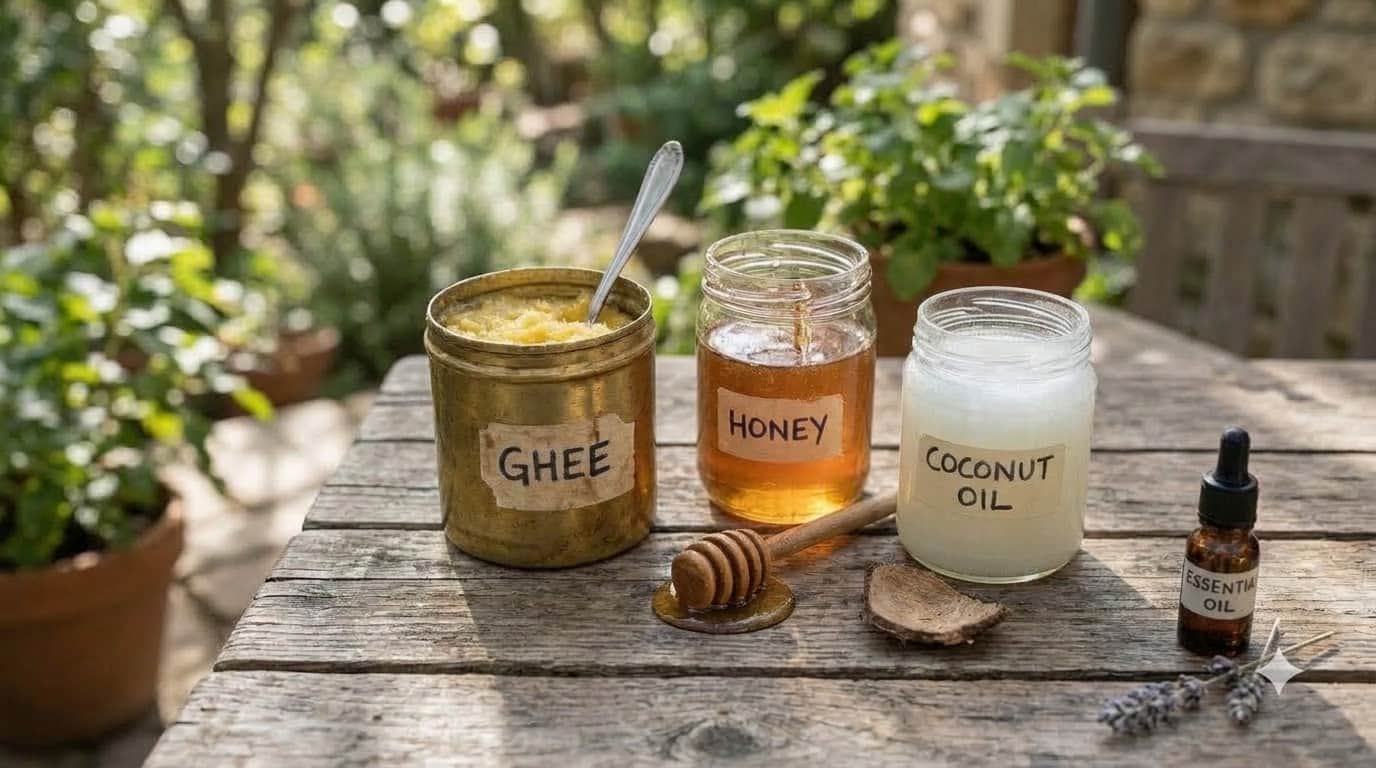 How to make homemade ghee lip balm for natural pink and soft hoth