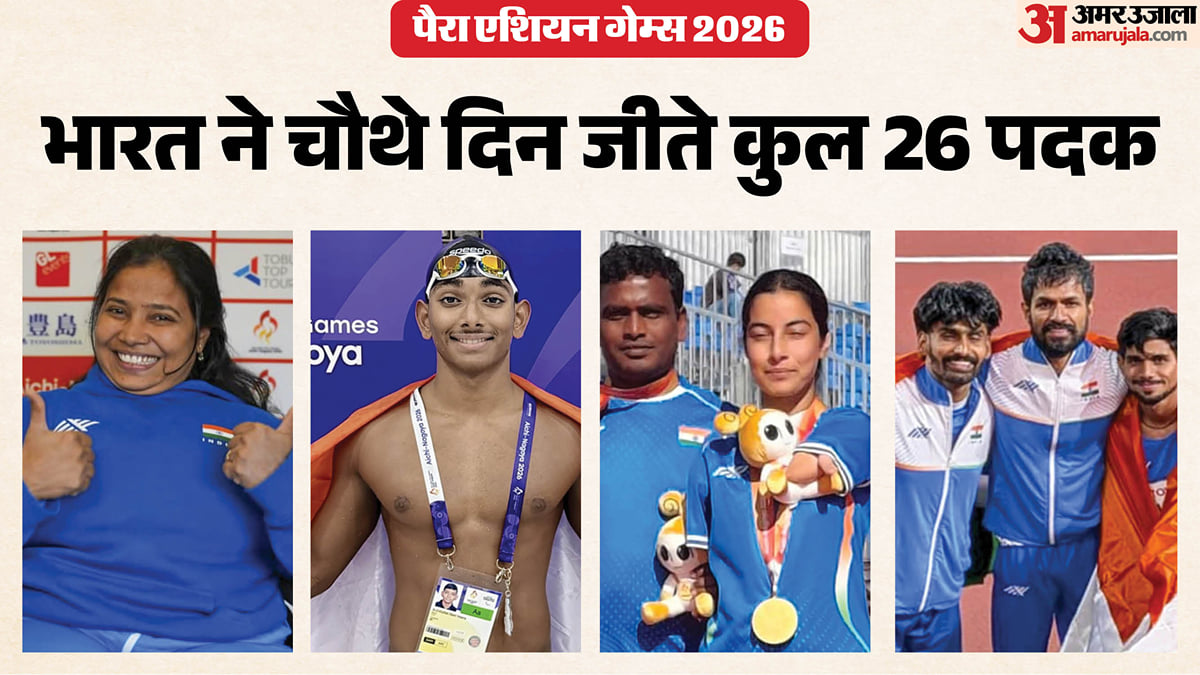 भारत ने पार किया 80 पदकों का आंकड़ा: पैरा एथलेटिक्स में जीते पांच स्वर्ण, पैरा एशियाड में दमदार प्रदर्शन जारी