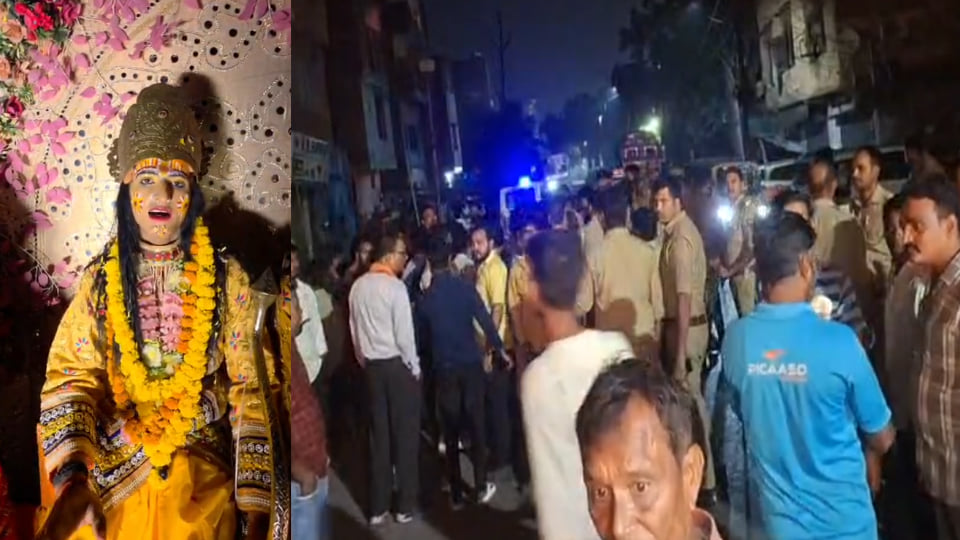 कानपुर: रामलीला शोभायात्रा निकालते समय अराजकतत्वों ने रथ के पास जाकर गालियां दीं, पदाधिकारियों से की अभद्रता