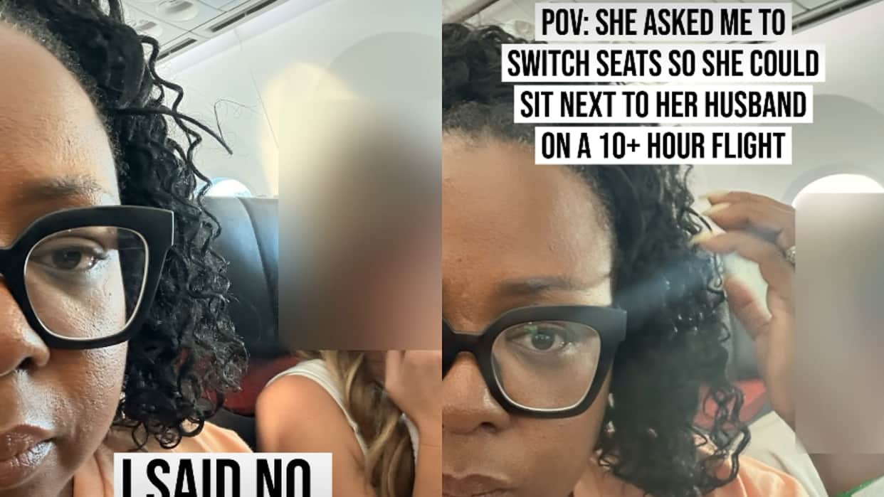 Woman Refuses to Swap Seats on a 10-Hour Flight, Viral Video Sparks Debate