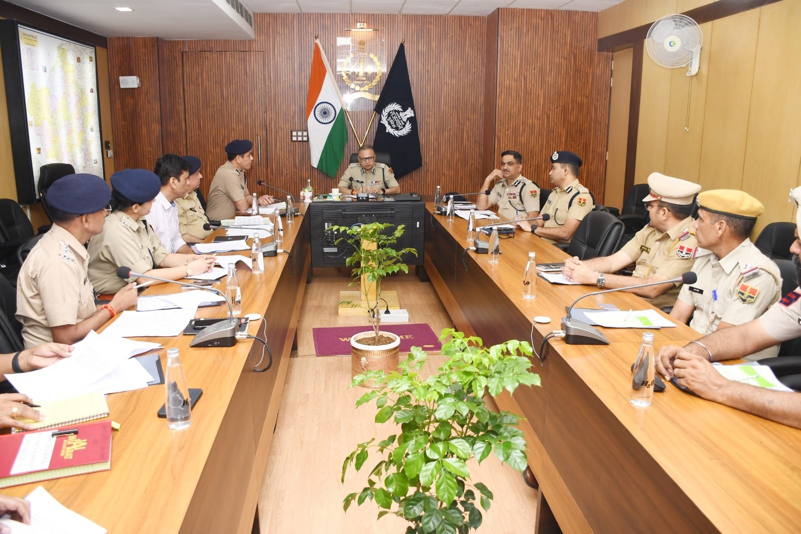 राजस्थान पुलिस कार्मिक कल्याण न्यास की बैठक