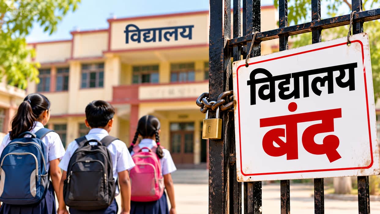 All schools up to class 12 will remain closed tomorrow due to the Legislative Council elections