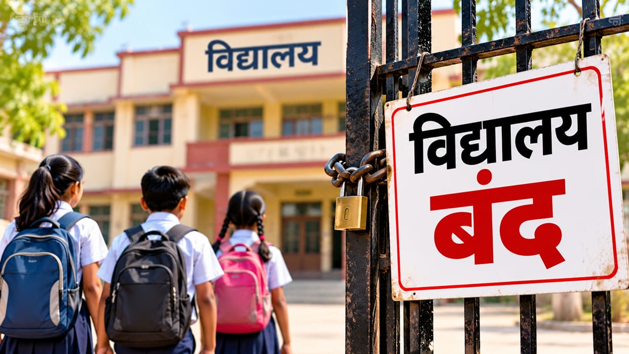 All schools up to class 12 will remain closed tomorrow due to the Legislative Council elections