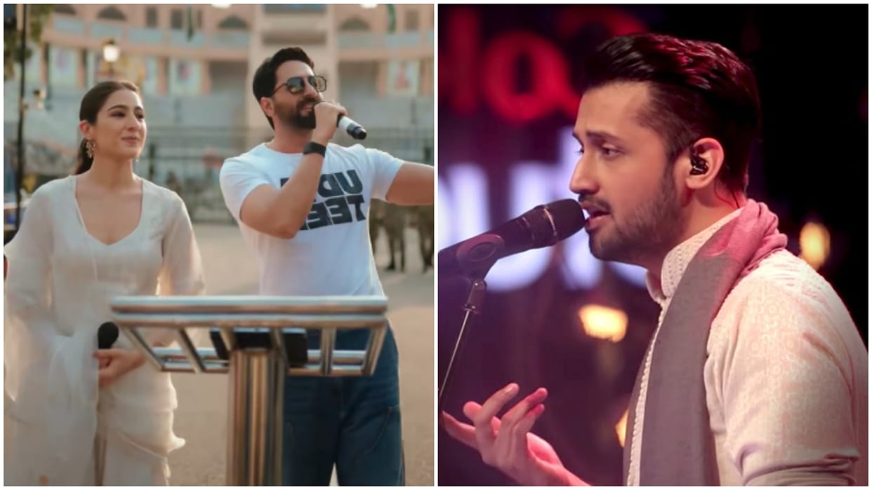 Ayushmann Khurrana And Sara Ali Khan Wagah Border Event Disrupted As Atif Aslam Songs Play On Loudspeakers