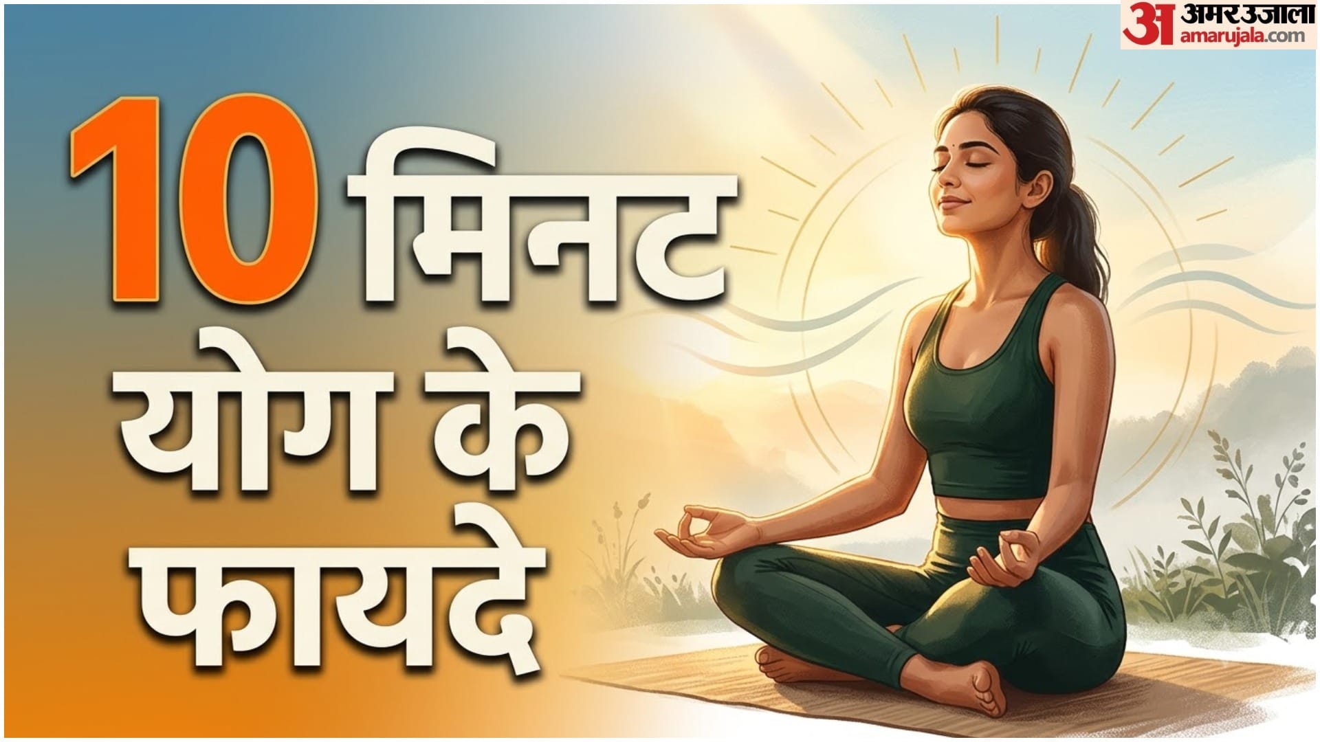 10 मिनट योगाभ्यास के फायदे