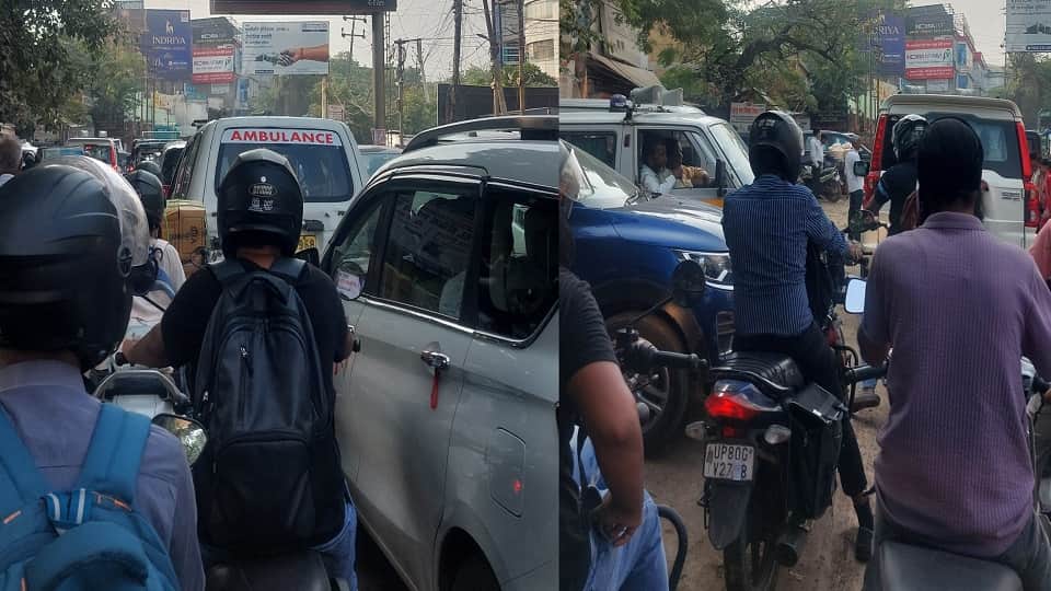 Agra Traffic Nightmare: Five-Minute Journeys Taking an Hour Amid Metro Construction and Road Diversions