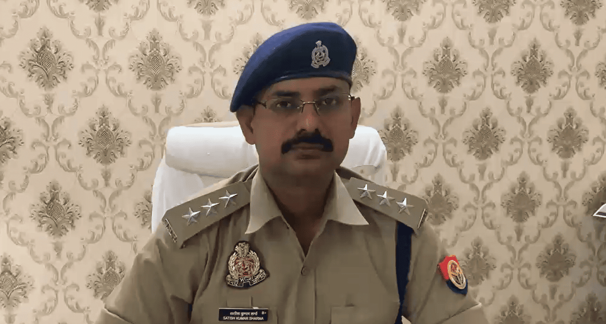 Ballia Attempt to burn a flag video goes viral two accused in custody