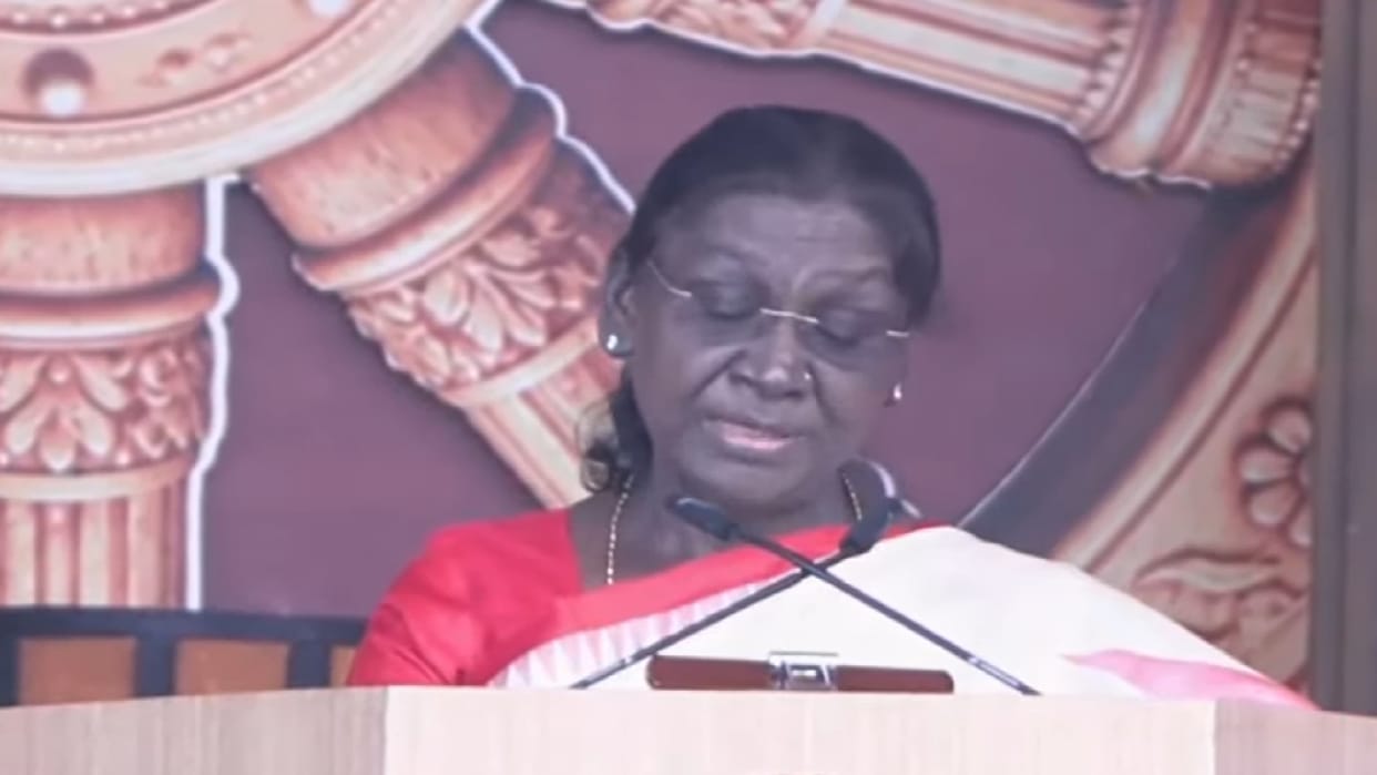 I am manjhi daughter said President Droupadi Murmu in jagdalpur
