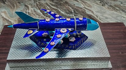 Pink Enamel Art Patriotism takes flight fighter jet giving Kashi demand emerges from California and Australia