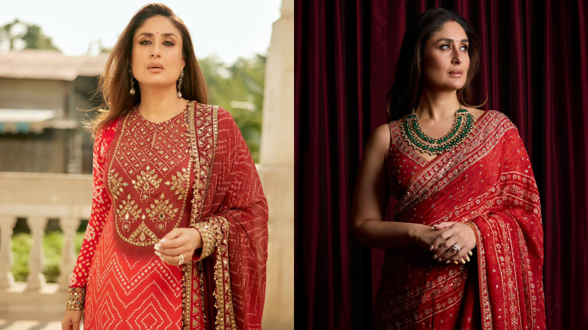Karwa chauth 2026: look stunning red saree to lehenga by following these fashion tips